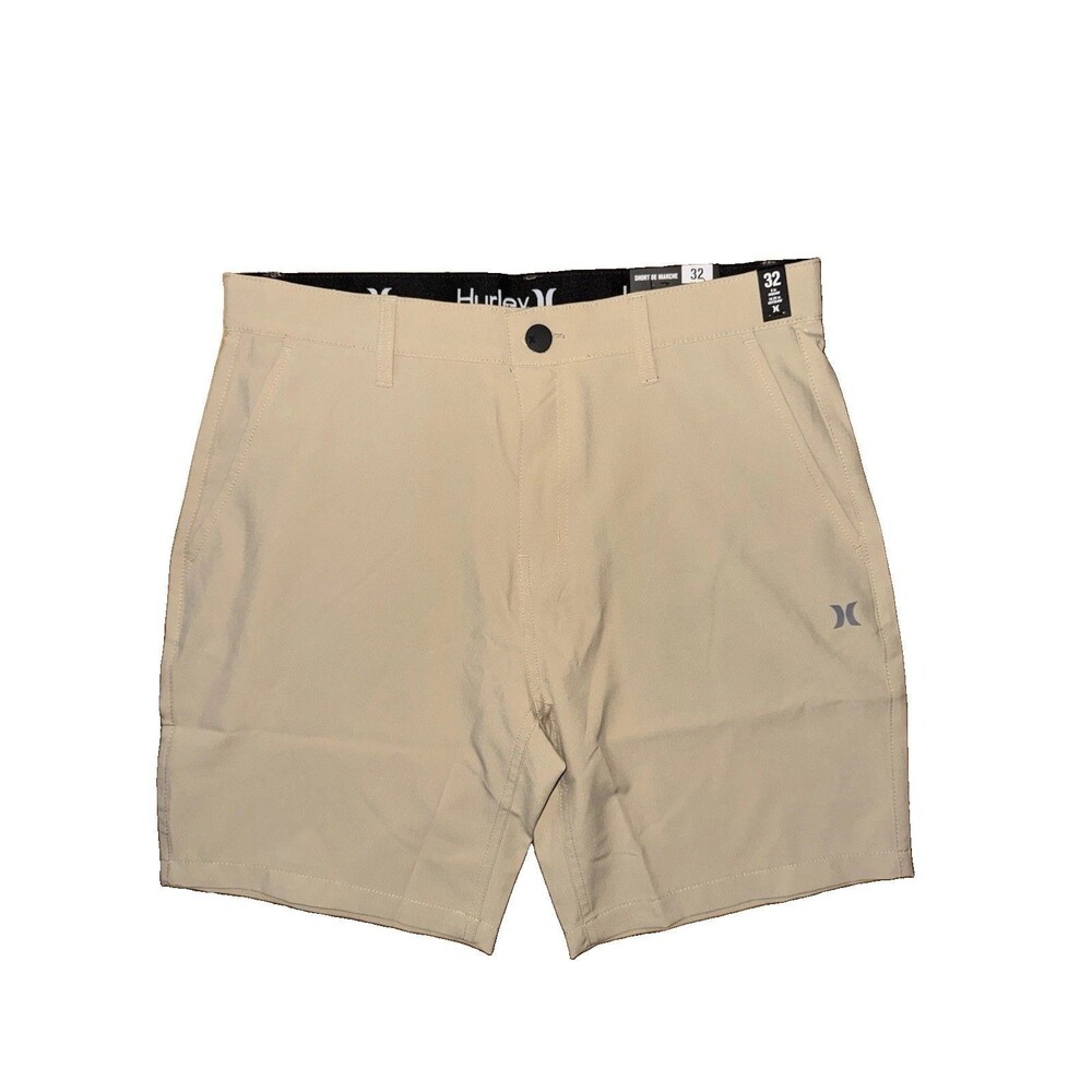 Hurley Hybrid Walkshort Stretch Mens Size 32 8” Inseam Khaki New With Tags